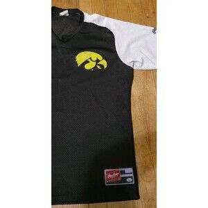 Rawlings Men’s Large L University of Iowa Hawkeyes Baseball Short Sleeve Jersey